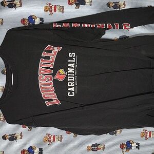 LOUISVILLE CARDINALS Black LONG SLEEVE SHIRT Champion